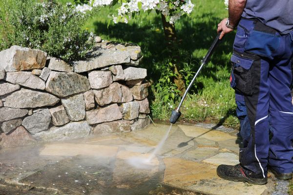 Stone Pressure Washing in Elkhart