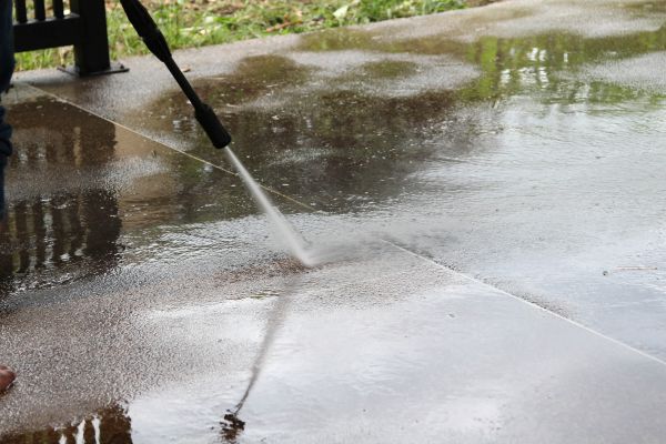 Concrete Deck Cleaning in Elkhart