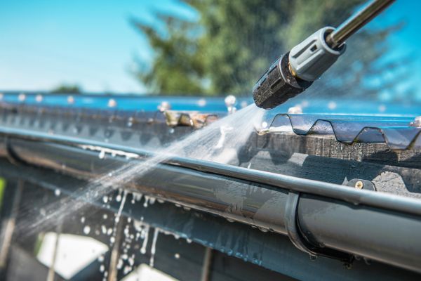 Gutter Jet Washing in Elkhart
